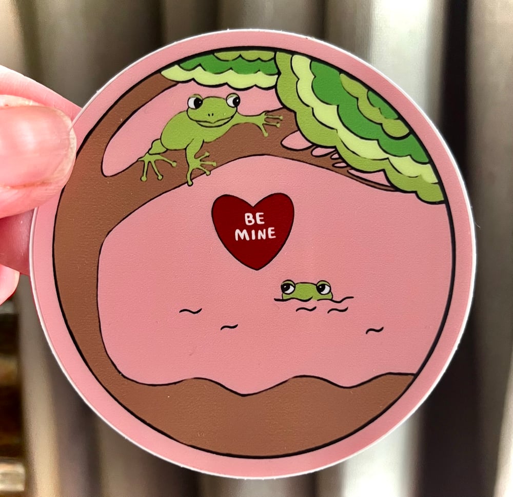 Image of Froggy Be Mine Sticker