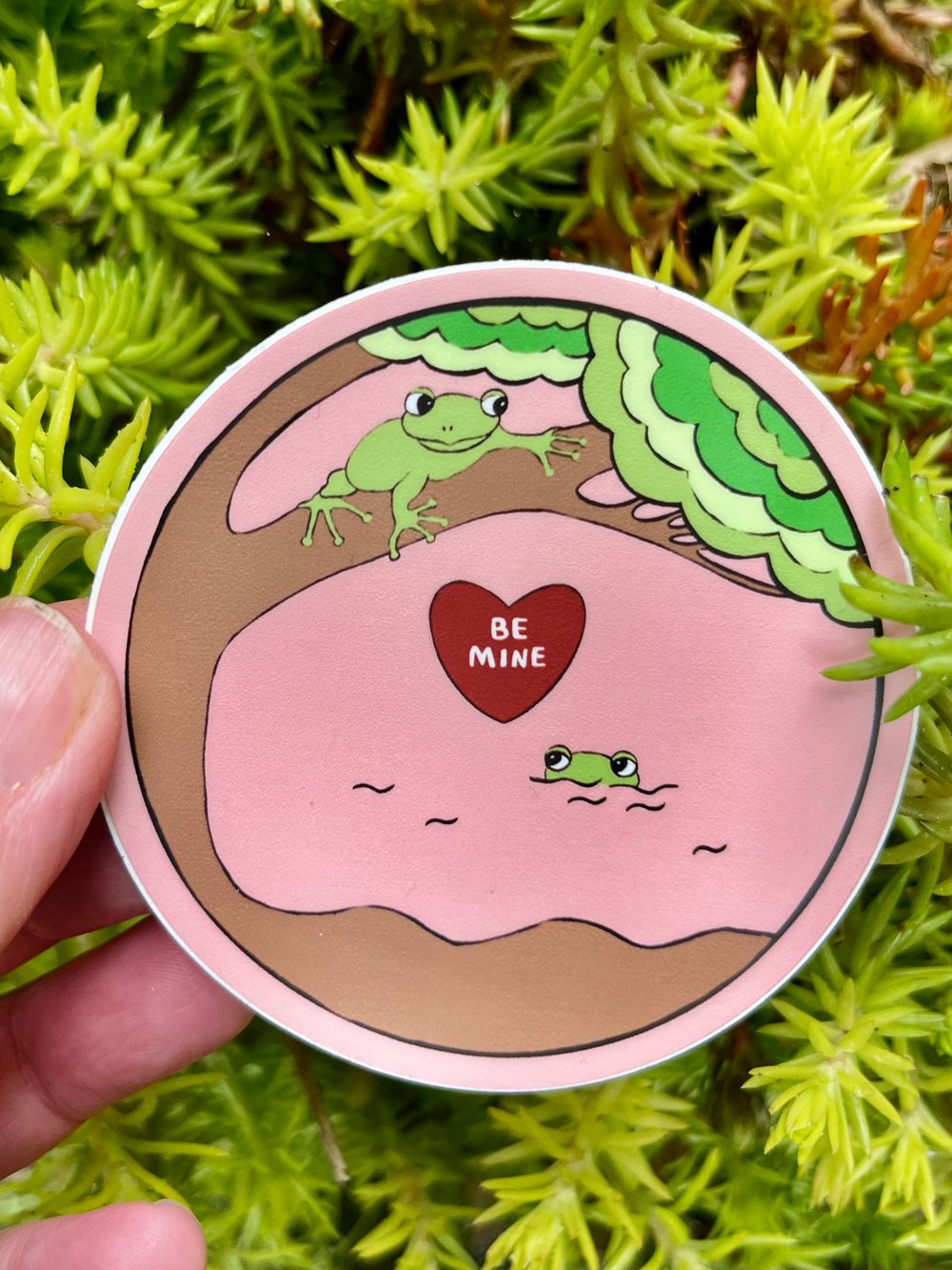 Image of Froggy Be Mine Sticker
