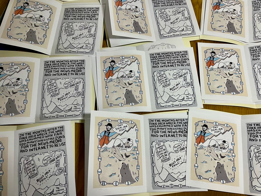 Image of The Wreck of the Fake Orca Zine