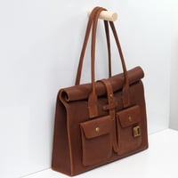 Image 2 of Roll Top Work Tote midi