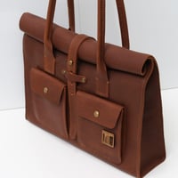 Image 5 of Roll Top Work Tote midi