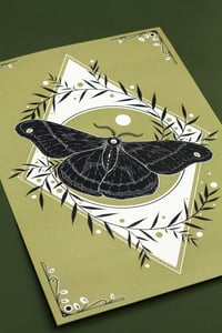 Image 3 of A3 Art Print 'Moth'