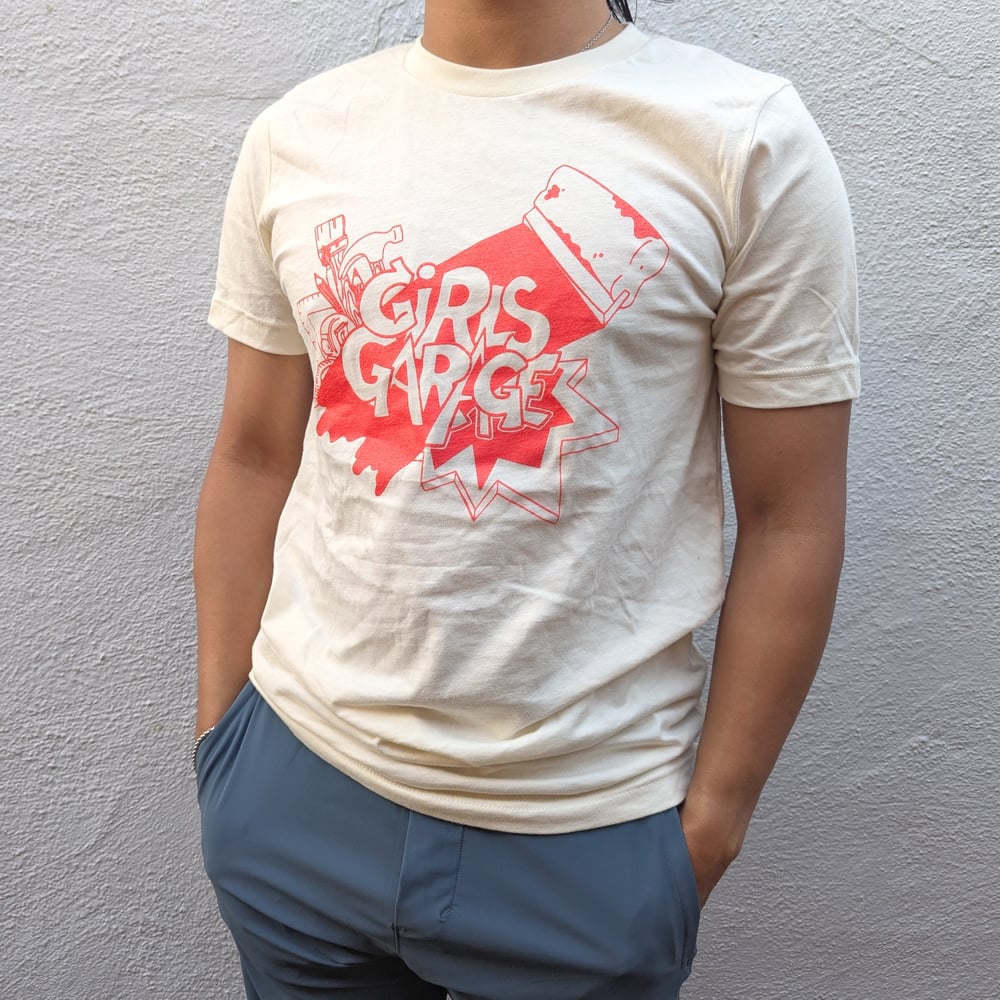 Screenprinted Girls Garage by Sydney Fair