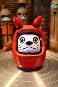 Image 1 of My Neighbor Daruma Mug Glossy Red
