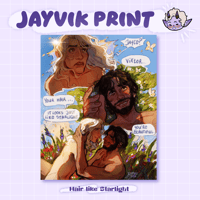 Hair like Starlight - JayVik Print