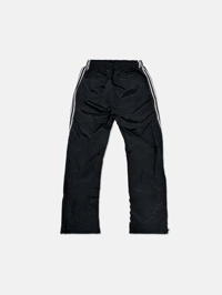 Image 2 of  GIRLS ARE DRUGS® FLARED TRACK PANTS - BLACK