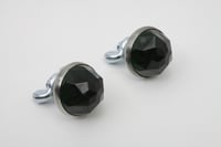 Image 2 of Jewled Glass License Plate Reflector Bolts 