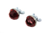 Image 3 of Jewled Glass License Plate Reflector Bolts 