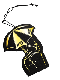 Umbrella Girl Air Freshener - Gold Chrome (Limit:50)