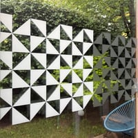 Image 3 of Fensterfolie mit Dreiecken, 45 cm hoch