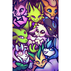 Eeveelutions print