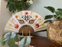 Image 1 of Spooky Eyes Folding Fan