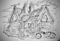 Steampunk Cafe Racer House 