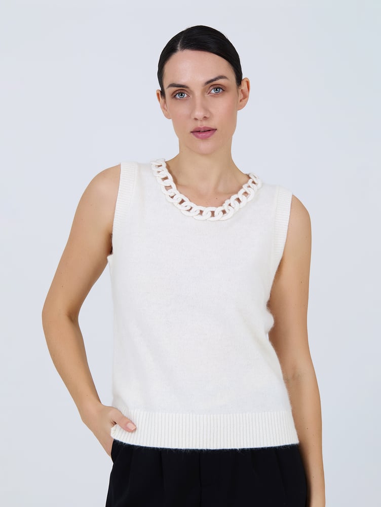 Image of Top Ixchel blanco