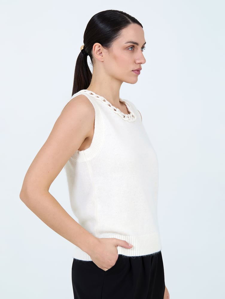 Image of Top Ixchel blanco