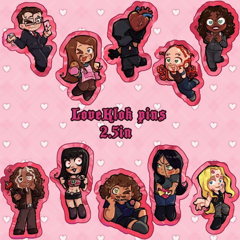 Lovestrucklok Pins (Preorder!)
