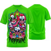SLASHxHAPPY - "Get It Poppin!" T-Shirt (Green)