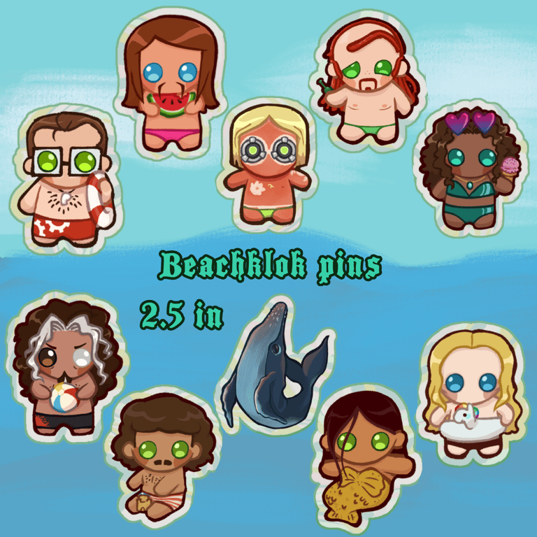 Beachklok pins (Preorder)
