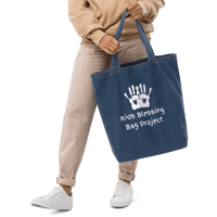 Image 1 of Organic denim tote bag