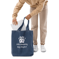 Image 4 of Organic denim tote bag