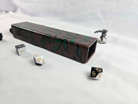 Image 4 of Deluxe Leatherette Dice Case - Brown Leaf