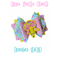 Image 1 of Live Sale Bow Die Cuts in 5"