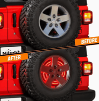 Image 3 of Nilight Spare Tire Rope Light Wheel