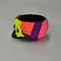 Image 2 of Skull trinket bowl * rainbow glow spikes*