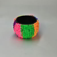 Image 3 of Skull trinket bowl * rainbow glow spikes*