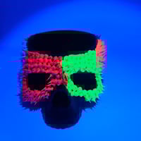 Image 10 of Skull trinket bowl * rainbow glow spikes*