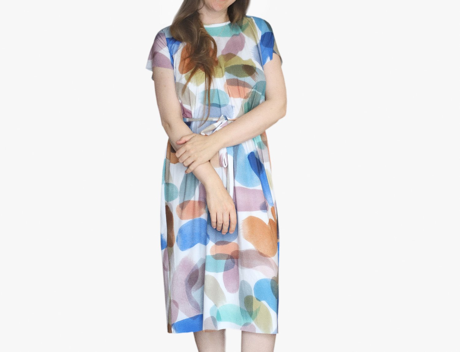 Image of COLOR STROKES LOOSE DRESS