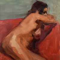 Image 1 of Venecia Leaning On Couch Study