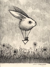 'Rabbit Airship' Original Drawing