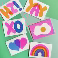 Image 2 of XO MINI GREETING CARD (SINGLE OR BOX OF 6)
