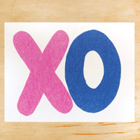 Image 1 of XO MINI GREETING CARD (SINGLE OR BOX OF 6)