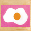 FRIED EGG MINI GREETING CARD (SINGLE OR BOX OF 6)
