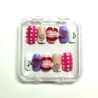 Image 1 of Priklijuojami nagai - Candy Crush (Trumpo ilgio)