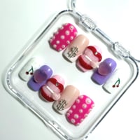 Image 3 of Priklijuojami nagai - Candy Crush (Trumpo ilgio)