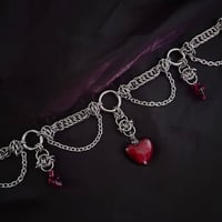 Image 1 of . : + 2 of hearts necklace + : .