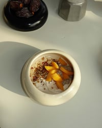 Image 2 of Stacking Bowls in Ivory Gloss