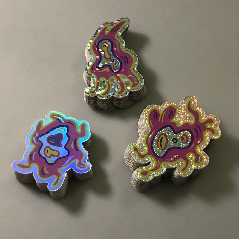 Image of Mini Creature Sticker Trio