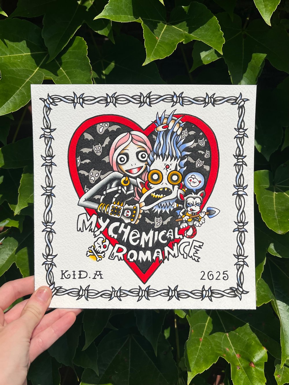 Zombie Heart Tee + Print (BUNDLE)