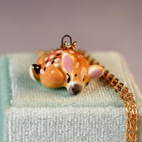Image 1 of Drowsy Deer Necklace