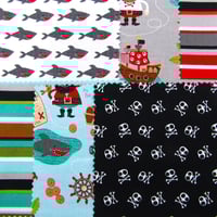 Image 5 of CHARM PACK - BlackBeard's Pirates by The RBD Designers for Riley Blake Designs - 12 - 5 inch squares