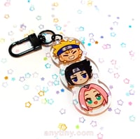 Image 1 of Naruto Team 7 Epoxy Keychain