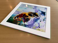Image 1 of Bee in Iris - print