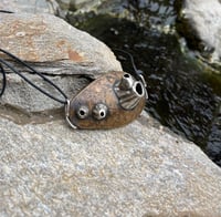 Image 1 of Quiet Power. Barnacle-Stone Pendant