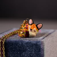 Drowsy Floral Fox Necklace