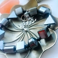 Image 5 of Geometric Hematite Bracelet