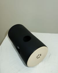 Image 6 of Cut-Out Vase in Black Satin